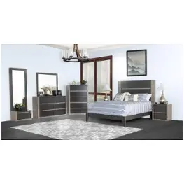 B5902g-110-230 New Classic Furniture Domingo - Gray Bedroom Furniture Bed