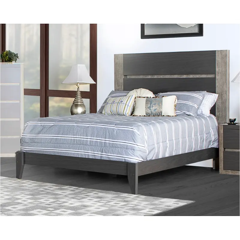 B5902g-310-430 New Classic Furniture Full Bed - Gray