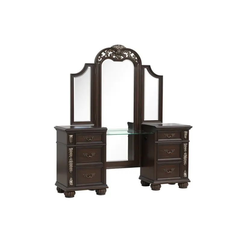 B1754-090 New Classic Furniture Maximus Bedroom Furniture Vanitie