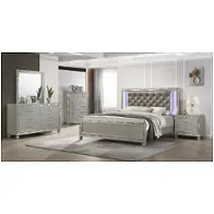 B976s-310 New Classic Furniture Radiance Silver Bedroom Furniture Bed