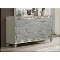 B976s-050 New Classic Furniture Radiance Silver Bedroom Furniture Dresser