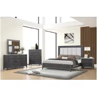 B2900g-310 New Classic Furniture Palm Beach - Dolphin Gray Bedroom Furniture Bed