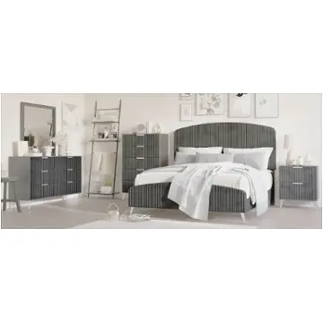 New Classic Kailani 4pc Panel Bedroom Set in Black