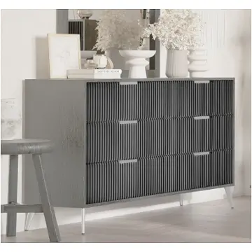 B4378g-050 New Classic Furniture Kailani - Gray Bedroom Furniture Dresser