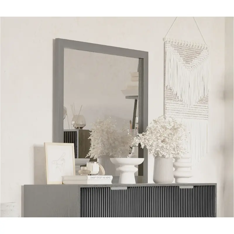 B4378g-060 New Classic Furniture Kailani - Gray Bedroom Furniture Mirror