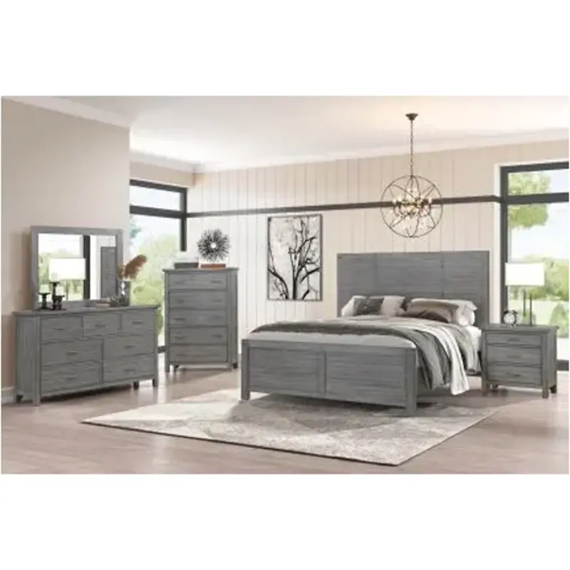 B1111g-310 New Classic Furniture Galleon Gray Bedroom Furniture Bed