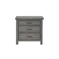 B1111g-040 New Classic Furniture Galleon Gray Bedroom Furniture Nightstand