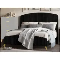 B4378k-115 New Classic Furniture Kailani - Black Bedroom Furniture Bed