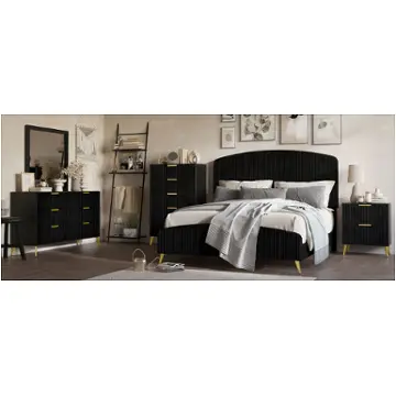 B4378k-315 New Classic Furniture Kailani - Black Bedroom Furniture Bed