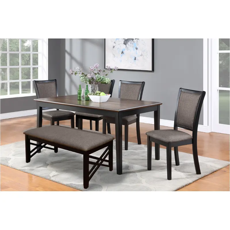 D4832b-25 New Classic Furniture Potomac Dining Room Furniture Benche