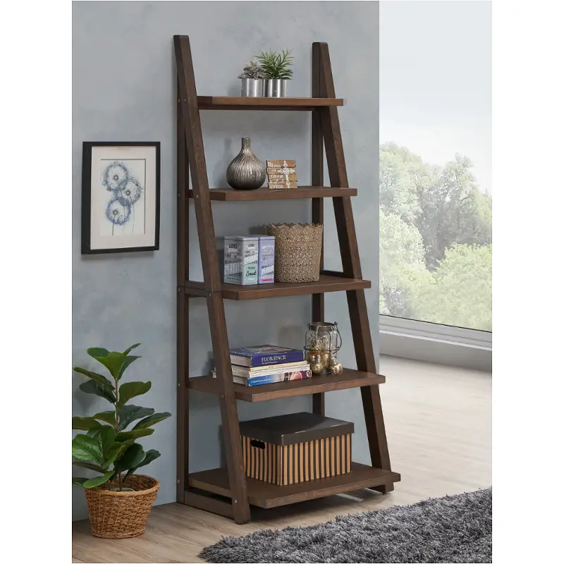A1688-brn New Classic Furniture Eric Home Office Furniture Bookcase