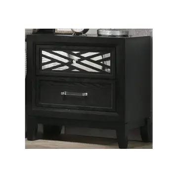 B1655-040 New Classic Furniture Obsidian Bedroom Furniture Nightstand