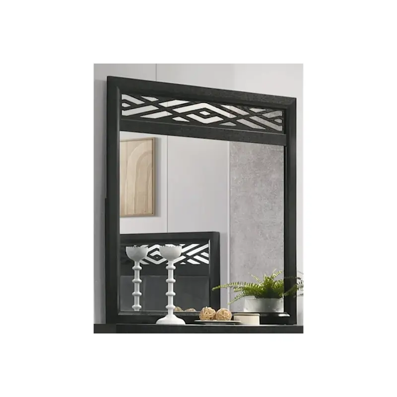 B1655-060 New Classic Furniture Obsidian Bedroom Furniture Mirror