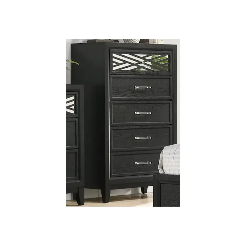 B1655-070 New Classic Furniture Obsidian Bedroom Furniture Chest