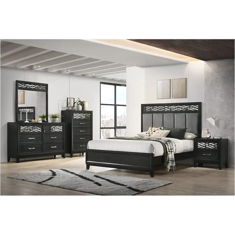 B1655-315 New Classic Furniture Obsidian Bedroom Furniture Bed