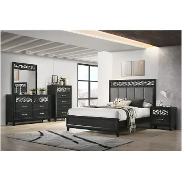 B1655-315 New Classic Furniture Obsidian Bedroom Furniture Bed