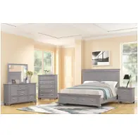 B2118g-110 New Classic Furniture Jamestown - Grey Bedroom Furniture Bed