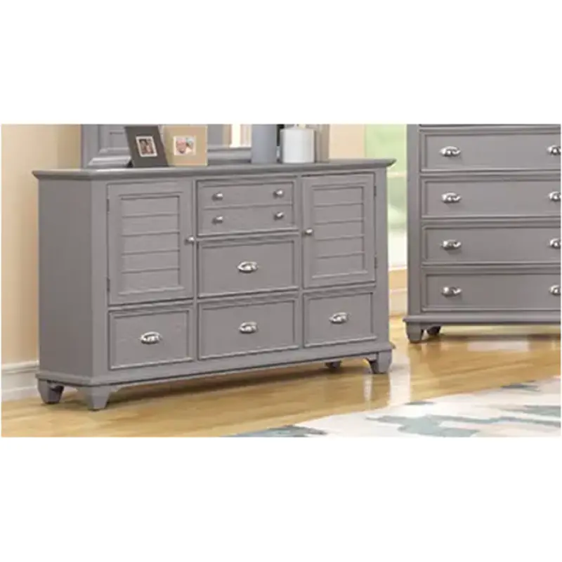 B2118g-050 New Classic Furniture Jamestown - Grey Bedroom Furniture Dresser