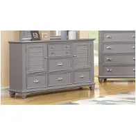 B2118g-050 New Classic Furniture Jamestown - Grey Bedroom Furniture Dresser