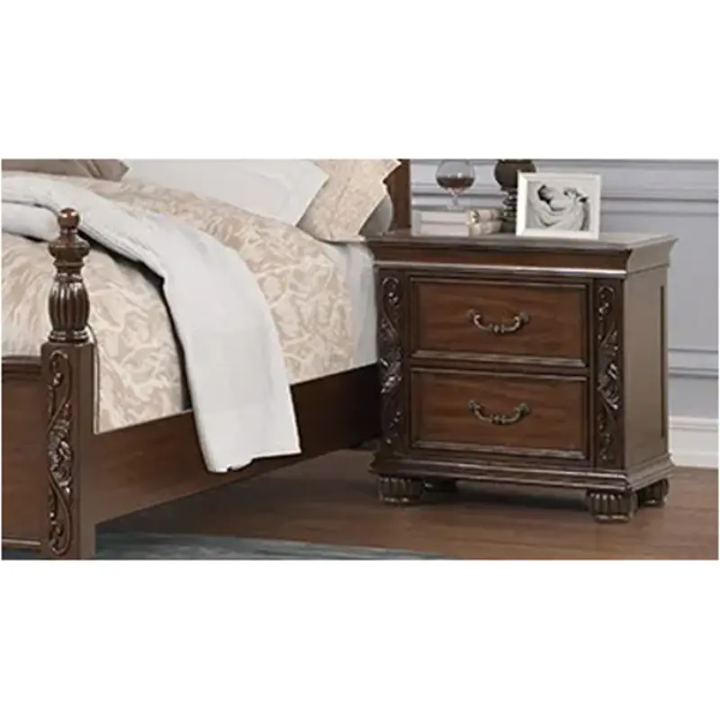 B5007-040 New Classic Furniture Vienna Bedroom Furniture Nightstand