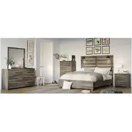 B6303-415 New Classic Furniture Misty Lodge Bedroom Furniture Bed