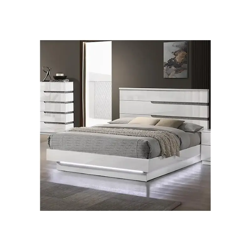 B69-310 New Classic Furniture Paradox - White Queen Panel Bed - White
