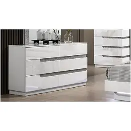 B69-050 New Classic Furniture Paradox - White Bedroom Furniture Dresser