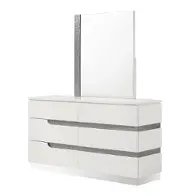 B69-060 New Classic Furniture Paradox - White Mirror-white
