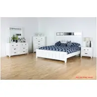 B875s-310 New Classic Furniture Tuxedo Bedroom Furniture Bed