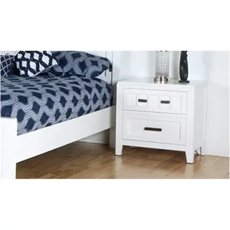 B875s-040 New Classic Furniture Tuxedo Bedroom Furniture Nightstand