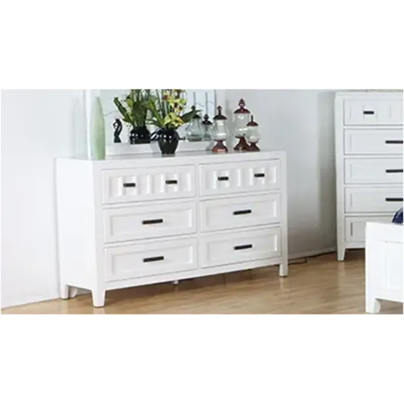 B875s-050 New Classic Furniture Tuxedo Bedroom Furniture Dresser