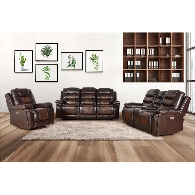 U7005-25p1-brn New Classic Furniture Nikko Loveseat