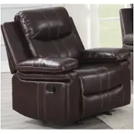 U6023-13p1-brn New Classic Furniture Kellen Living Room Furniture Recliner