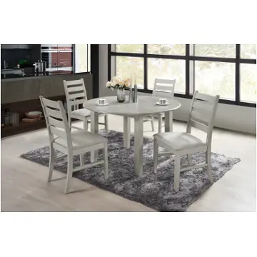 D1652-11 New Classic Furniture Pascal - Driftwood Dining Room Furniture Dining Table