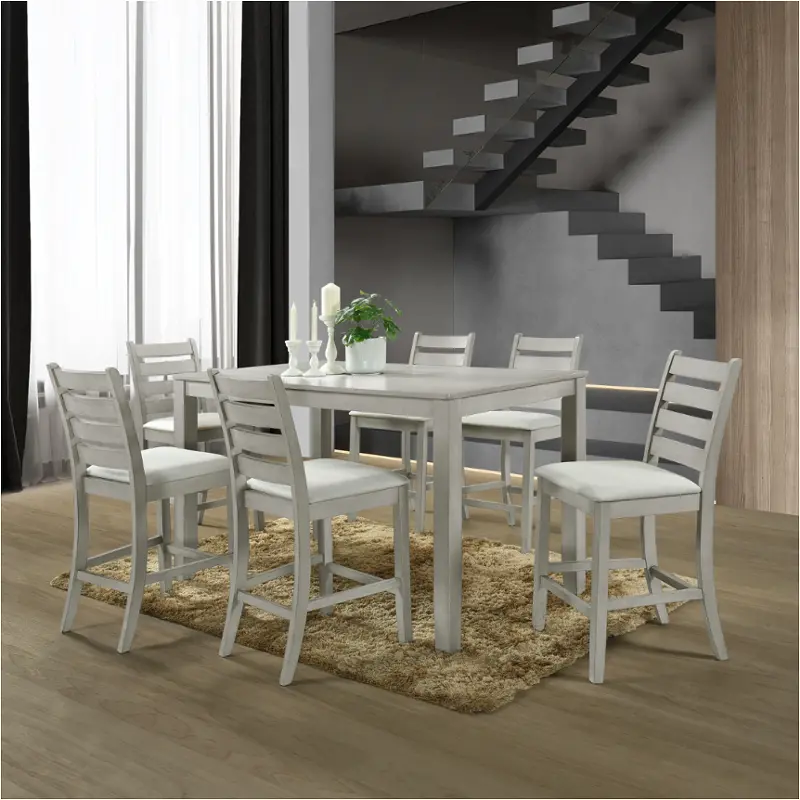 D1652-22 New Classic Furniture Pascal - Driftwood Dining Room Furniture Stool