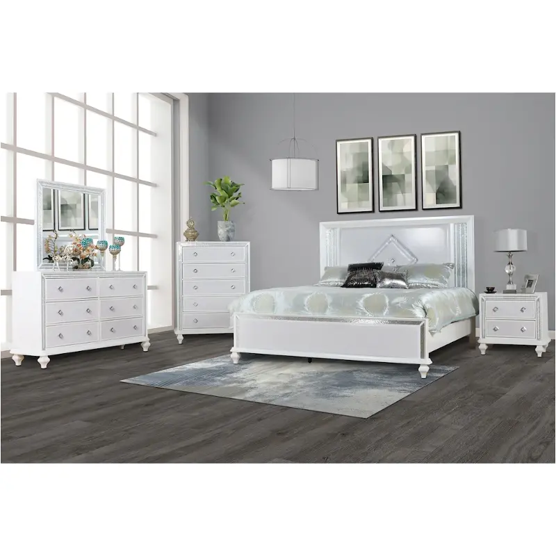 New Classic Furniture Stardust Dresser-White