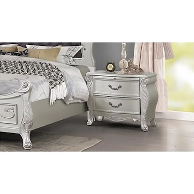 B2404-040 New Classic Furniture Argento Bedroom Furniture Nightstand