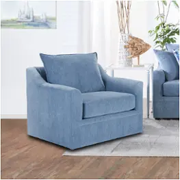 U1270-12-blu New Classic Furniture Sylvie Living Room Furniture Accent Chair