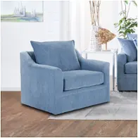 U1270-12-blu New Classic Furniture Sylvie Living Room Furniture Accent Chair