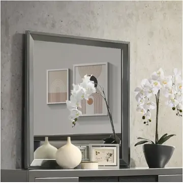 B1684-060 New Classic Furniture Nocturne - Slate Bedroom Furniture Mirror