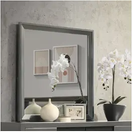 B1684-060 New Classic Furniture Nocturne - Slate Bedroom Furniture Mirror