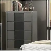 B1684-070 New Classic Furniture Nocturne - Slate Bedroom Furniture Chest