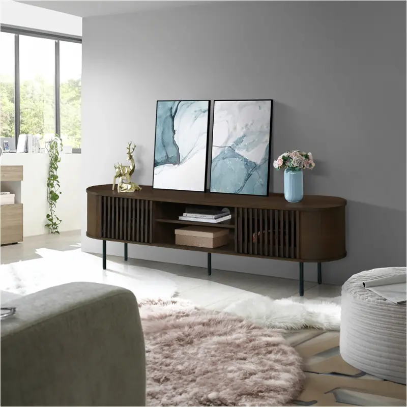 T3512w-40 New Classic Furniture Brax Living Room Furniture Tv Console