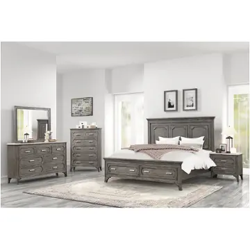 B1605-110 New Classic Furniture Lisbon Bedroom Furniture Bed