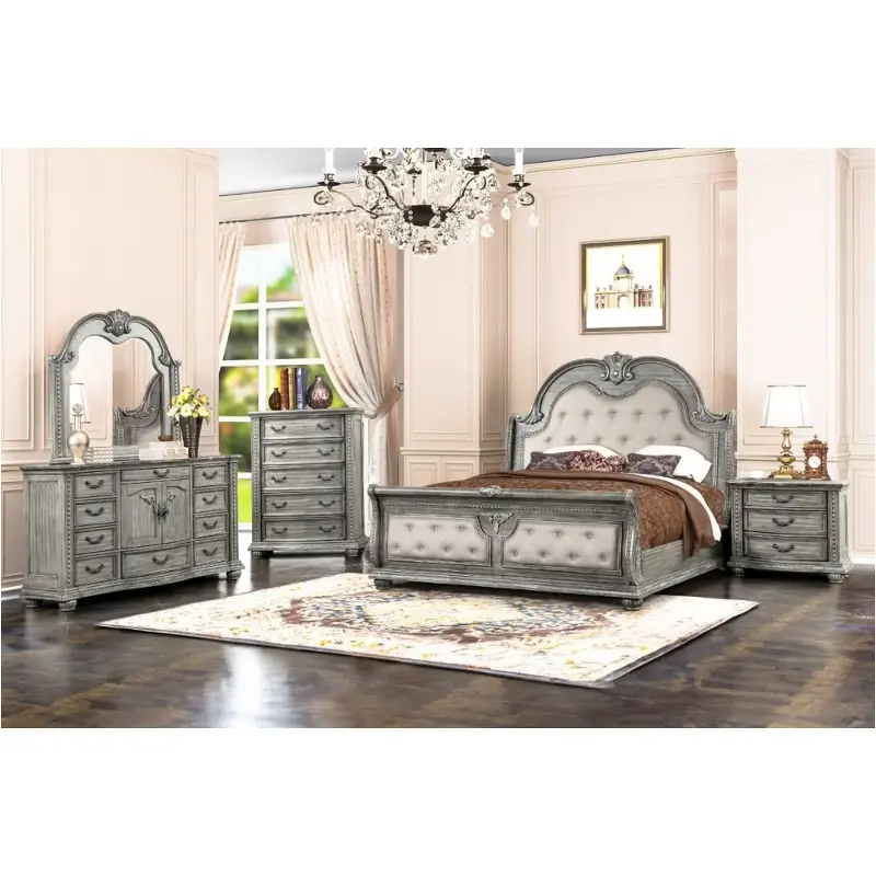 B2457-110 New Classic Furniture Contessa Bedroom Furniture Bed