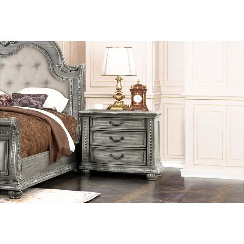 B2457-040 New Classic Furniture Contessa Bedroom Furniture Nightstand