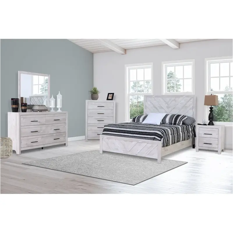 B3314-115 New Classic Furniture Biscayne Bedroom Furniture Bed