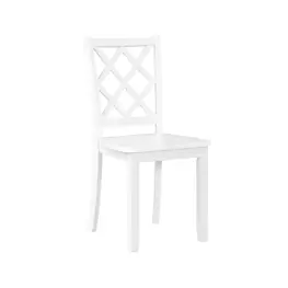 D5030-20-wht New Classic Furniture Trellis Dining Room Furniture Dining Chair