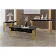 T2034-20-blk New Classic Furniture Empire Living Room Furniture End Table