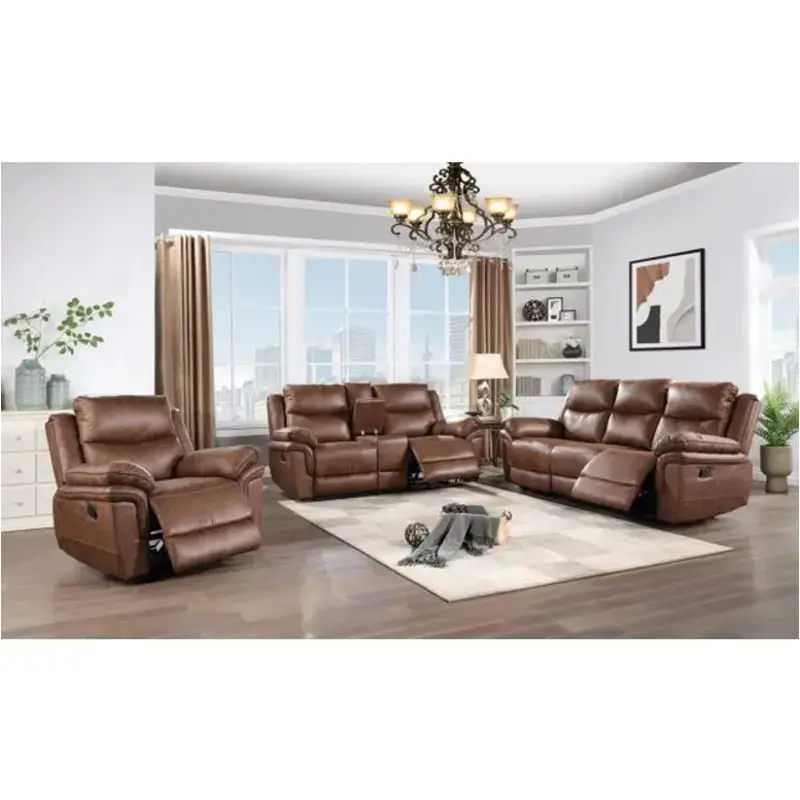 U5985-25p1-brn New Classic Furniture Ryland Living Room Furniture Loveseat